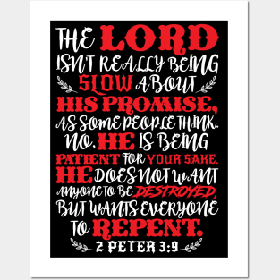 2 Peter 3:9 Posters and Art